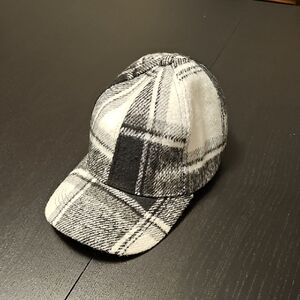RW&CO. Black and White Flannel Checkered Cap